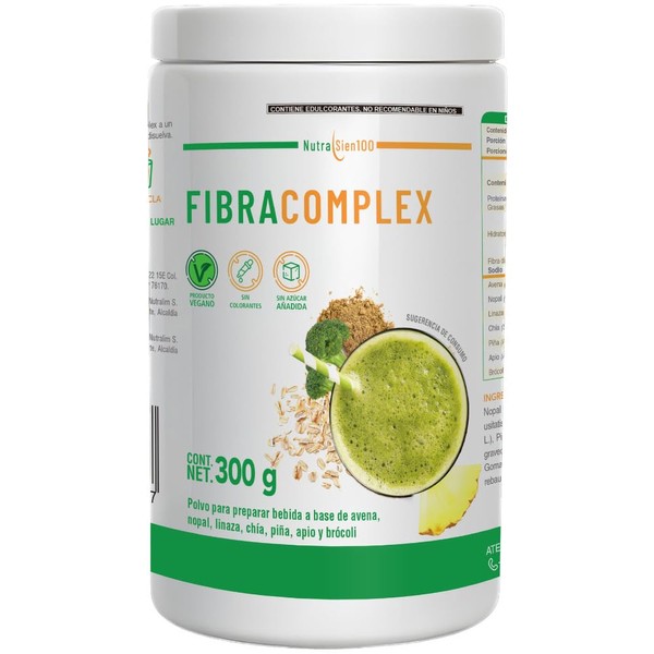 Nutrasien100 Fibracomplex | Suplemento en Polvo | Sin Azúcar y