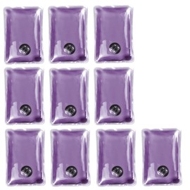 notrash2003 Pocket Warmers According to ISO 13485 Hand Warmers Heat Pads Finger Warmer Reusable Gel Pads Thermal Pads in Many Designs and Quantities (Purple - Pack of 10)