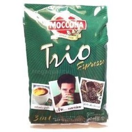Moccona Trio Instant Coffee Mix Powder 3 in 1 Expresso 18gx27sticks Made in Thailand