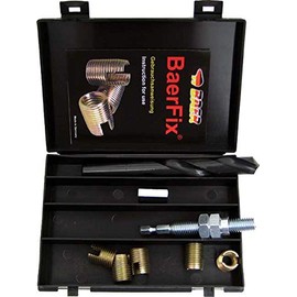 BaerFix Thread Repair Set M 10 x 1.5 - ECO Thread Repair Kit M 10 - Cutting Thread - Thread Armour - Thread Repair Set - Thread Cutting - Thread Insert