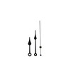 TFA Dostmann Analoges Uhrwerk mit zwei Uhrzeigersets, 60.3024.01, leises Sweep-Uhrwerk,