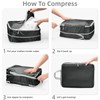Compression Packing Cubes,Travel Storage Bag, Travel Packing Essentials for Suitcase