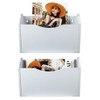 PAG Wall File Holder Wall Mounted Wood Hanging File Organizer