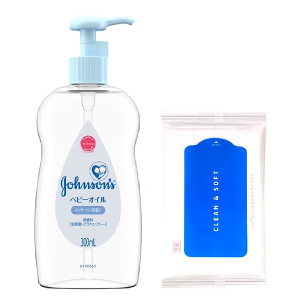 Johnson Baby Oil, Unscented, 10.1 fl oz (300 ml), Bonus