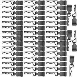 YijiaLink 50 Sets Universal RC Car Body Shell Clips RC R-Type Pins with Pull Tabs Compatible with All 1/16 1/18 RC Vehicles Truck Buggy Shell Replacement Parts