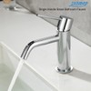 Chrome Bathroom Faucet Single Hole, Single Handle Water Faucet for