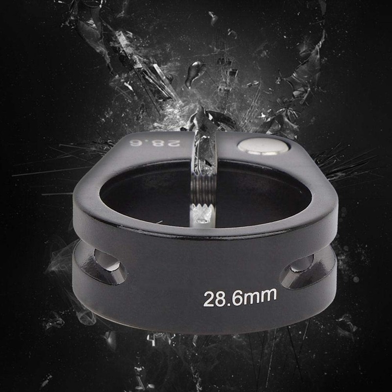 Keenso 28,6mm Abrazadera de tubo de bicicleta,Aleación de Aluminio de