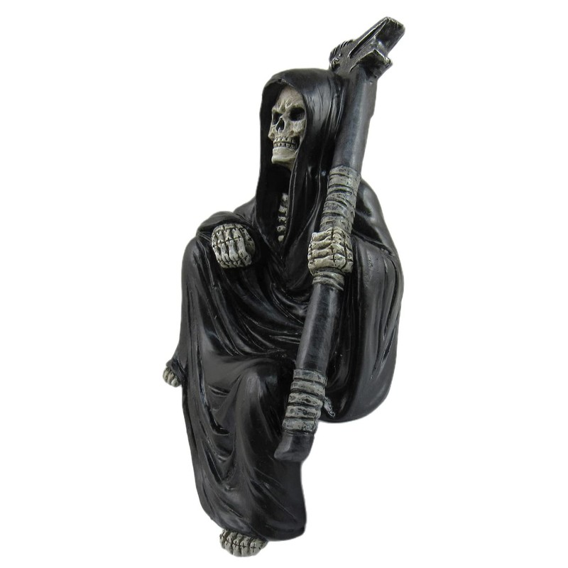 DWK " Nothing But Time Grim Reaper Book Shelf Figurine