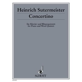 Concertino: Klarinette (B), Fagott, Trompete (F), Horn (F), Tenorposaune und Klavier. Partitur und Stimmen.