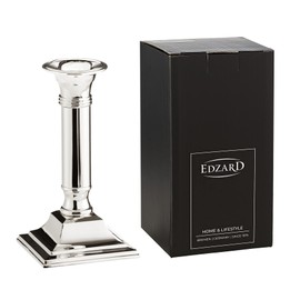 Silver Plated Candlestick ALFORD, Height 15 cm, Silver Plated