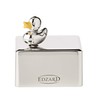 EDZARD Decorative Music Box Duck Silver-Plated and Tarnish-Resistant Approx. 5