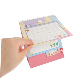 Tofficu 2024 Cartoon Desk Calendar Standing Calendar To Do List Planner Kawaii Desk Calendar Schedule Calendar Small Desktop Calendar 12 Month Calendar Student Counter Paper Portable
