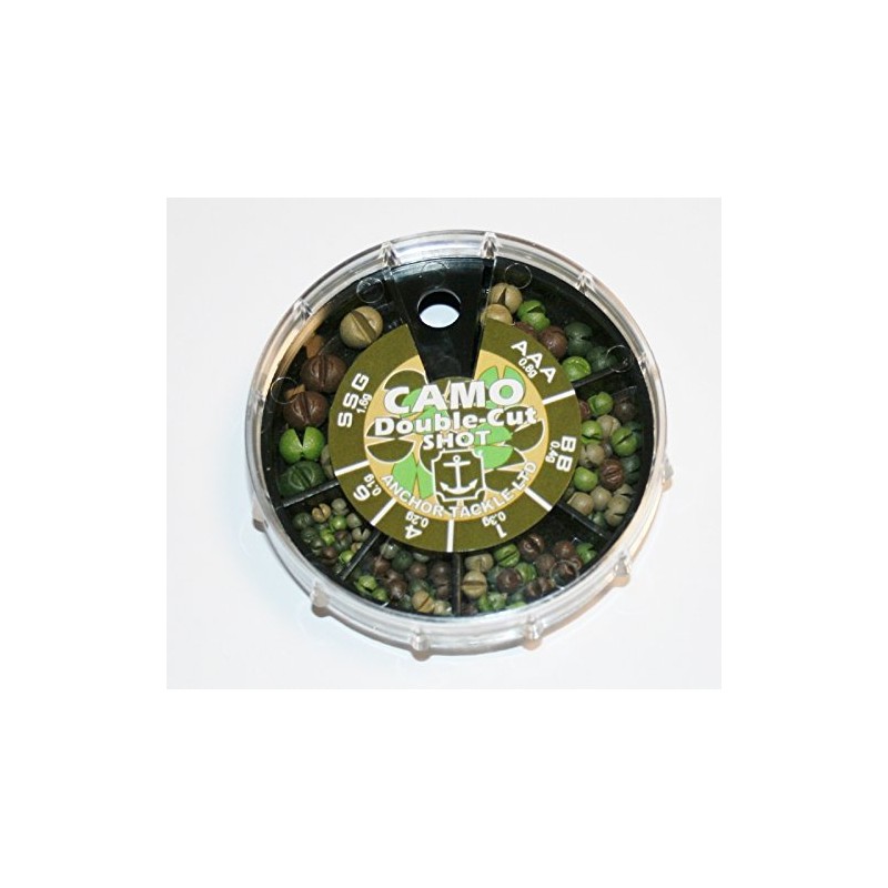 Anchor Tackle Camo Double-Cut 6 Division Shot Dispenser - Multi-Colour,