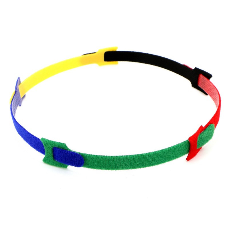 Pasow 50pcs Reusable Fastening Adjustable Cable Ties Wire Management 6