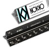 NOKKO 12 Inch Architectural Scale Ruler - Imperial Measurements, Professional