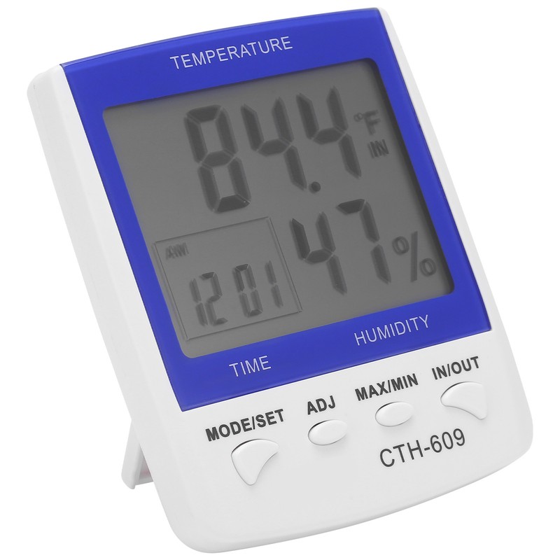 CTH‑609 Digital Thermometer Hygrometer Wall Mounted Temperature Humidity Meter for