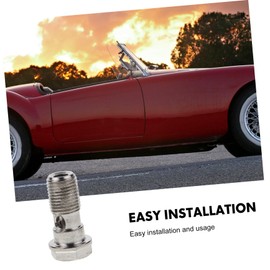 Mikinona Banjo Bolt Fitting Brake Oil Pipe Joint Stainless Steel for Banjo Bolt Kit