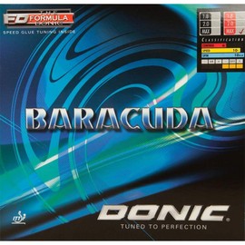 Donic Baracuda Table Tennis Rubber (Black, 2.0mm)