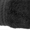 Bamboo Bliss Black Bamboo Luxury Hand Towel Plush Soft Bathroom