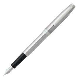 Sheaffer Sagaris 9472–2 Ballpoint Pen Brushed Chrome with Chrome Trim