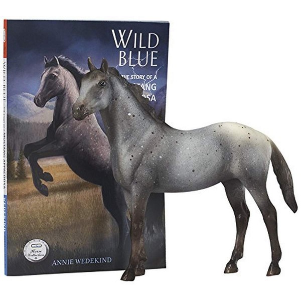 Breyer Classics Wild Blue: Book and Horse Toy Set (1:12