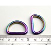 Wuuycoky 1" Inner Diameter Rainbow D Rings Buckles D-ring Non-welded