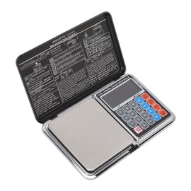 Topyond Digital Calculator, Kitchen Scale, Precise Food Baking Scale, with White Backlit Screen, 0.01G/100G Accuracy