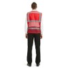 GOGO Reflective Safety Vest Accident Vest for Volunteers with Pockets