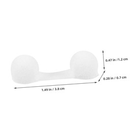 Gatuida 50pcs Washable Nose Plugs Breathable Nasal Filters for Dust Protection for Indoor and Outdoor Use Compact and Easy to Carry for Sanding and Grinding