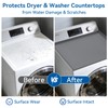 Silicone Washing Machine Cover Mat Waterproof Washer Dryer Top Protector