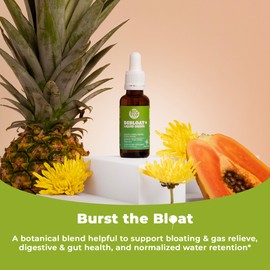 BIOTOPLEVEL Debloat Organic Liquid Drops for Natural Gas & Bloating Relief, Supports Digestive & Gut Health with Dandelion, Ginger, Fennel, Peppermint, Sugar-Free 1.0 Fl Oz.