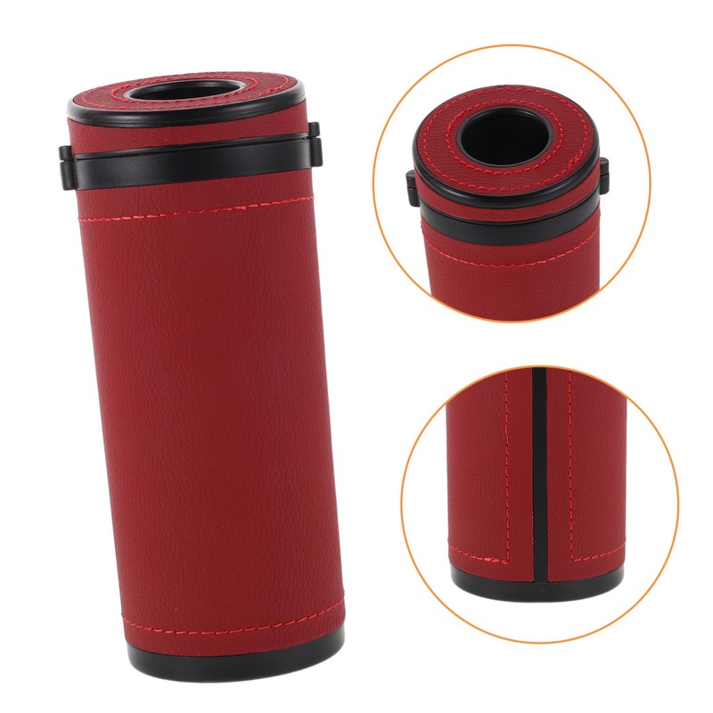 Ciieeo Car Tissue Tube Box: Cylinder Tissue Holder Refillable Round