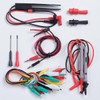 TKDMR 19Pcs Electrical Multimeter Test Leads Set with Alligator Clips