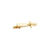 Knighthood Men's Space Shuttle Tie Clip Bar (Golden)