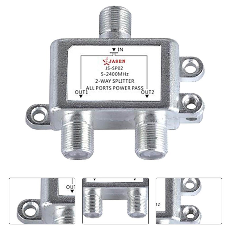 2 in 1 2 Way Port - Dual-use TV Signal