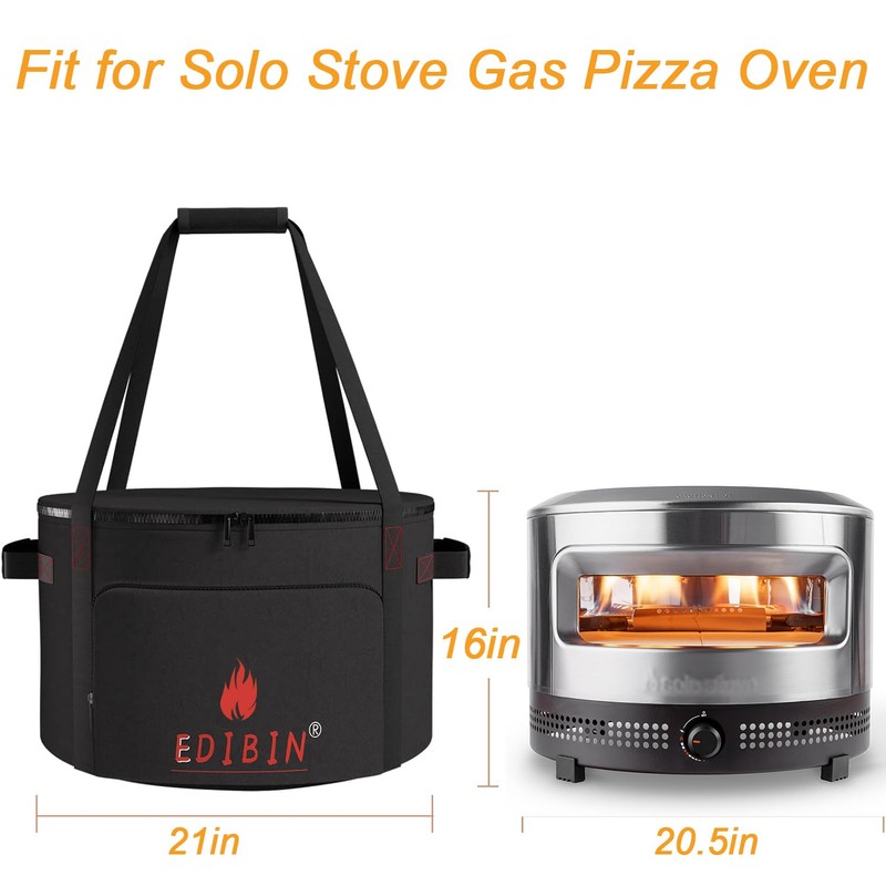 EDIBIN Pizza Oven Carry Bag Compatible with Solo Stove Pi