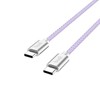 BUDI - 1.5m Type-C to Type-C Fast Charging Braided Cable