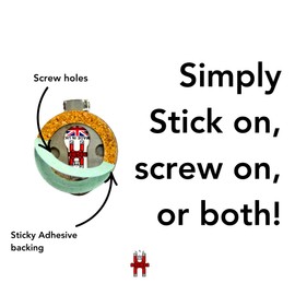 Magnetic keyhole Draught Excluder TM Mini Magflap -(Black)