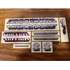 Mongoose OLD MID SCHOOL MONGOOSE VILLAIN COMPLETE STICKER DECAL SET