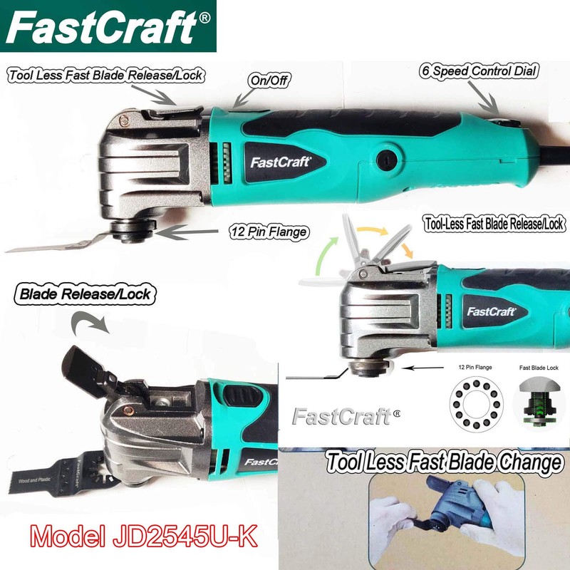 42pc Oscillating Tool Kit Great Holiday Gift GUARANTEED POWER Multi
