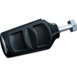 Kuryakyn 4305 Motorcycle Footpegs: Kinetic Shift Peg for Harley-Davidson Motorcycles, Gloss Black, Pack of 1