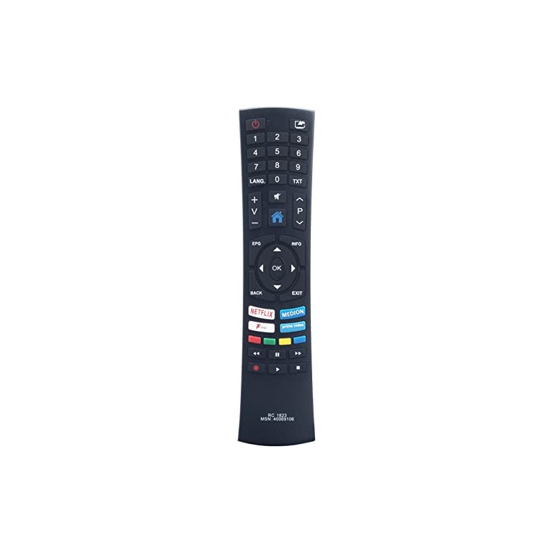 VINABTY RC1823 Replacement Remote Control Suitable for Medion Smart Full