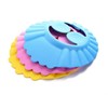 Snap Ear Protection Shampoo Bath Cap Ear Cap Blue 4ea