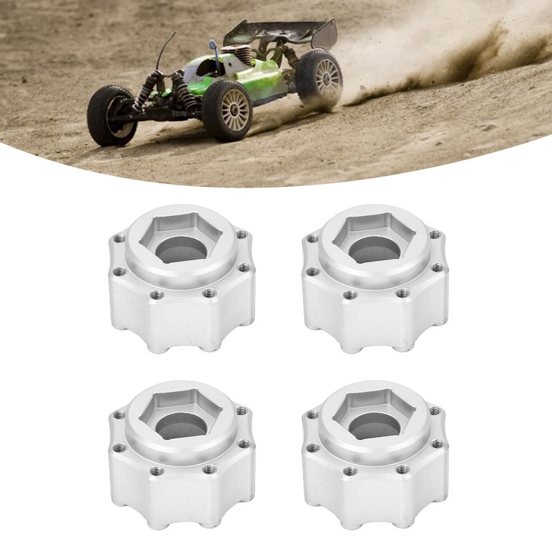 4pcs 17mm Hex Adapter Professional Aluminum Alloy Fine Machined 3.8