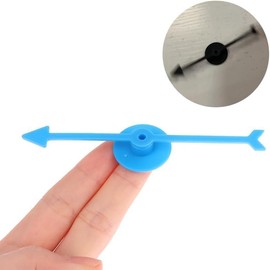 2Pcs Black Spinner Game Engaging Board Arrow Set Home and School Party Spinners Plastic Craft with Suction Cup Board Games Accessories, Game Pieces