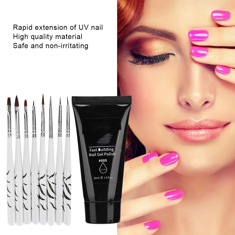 Professional Nail Extension Gel Builder DIY Paper Holder Nail Art