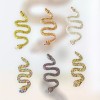 MISS CHULA 6 Dijes 3d Serpiente Víbora Cristales Decoración Para