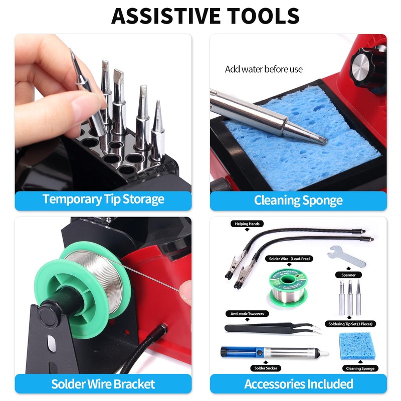 YIHUA 926 III 110W Soldering Iron Station Kit with LED
