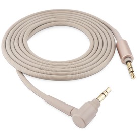 WH-1000XM2 Replacement Headphone Cable WH-1000XM3 Aux Headphone Audio Cable Cord Compatible with WH-1000XM4, WH-1000XM, MDR100ABN, MDR-1000X, WH-H900N, Wireless headphones (4.9 Ft / Champagne Gold)