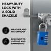 Padlock 4 Digit Combination Lock - for Gym School Locker,